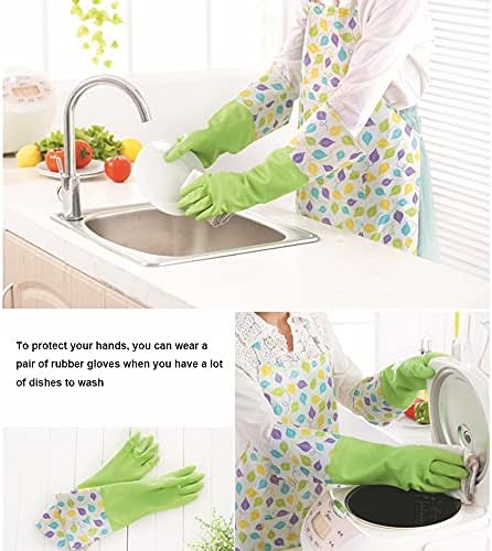KINGFINGER Waterproof Dishwashing Gloves 2 Pairs