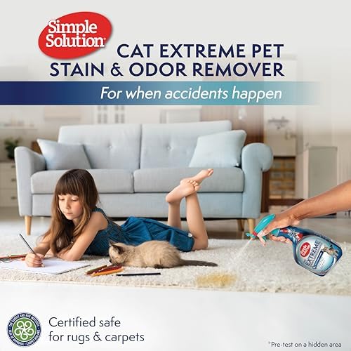 Simple Solution Extreme Cat Stain Remover 32 oz Pack of 2 1