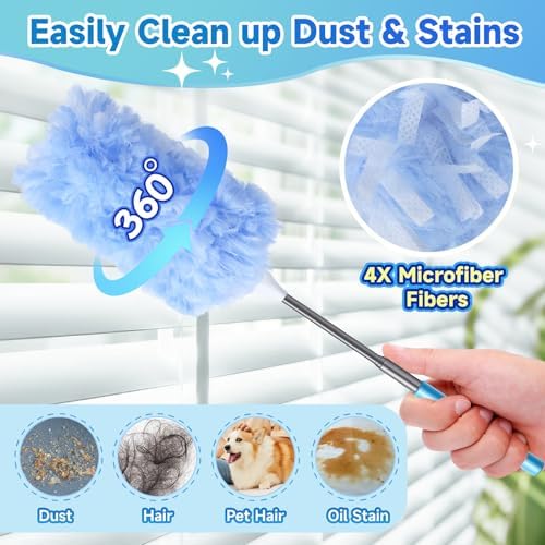 Hakfhsd Duster Refills for Swiffer 360 Kit
