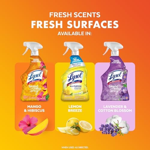 Lysol All Purpose Cleaner 32 Fl Oz Mango Hibiscus Scent