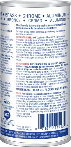 Bar Keepers Friend Superior Cookware Cleanser Polish - 12 Ounces