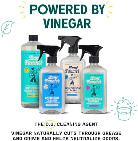 Aunt Fannies Streak-Free Vinegar Glass Cleaner 169 Oz Pack of 3