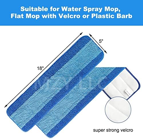 MZY LLC 8 Pack Reusable Microfiber Mop Pads