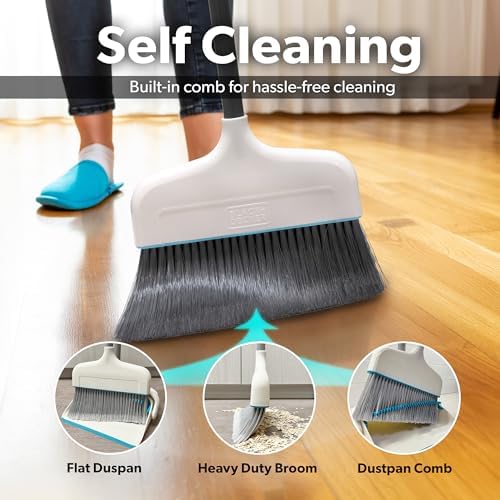 BLACKDECKER Butler Broom Dustpan Set