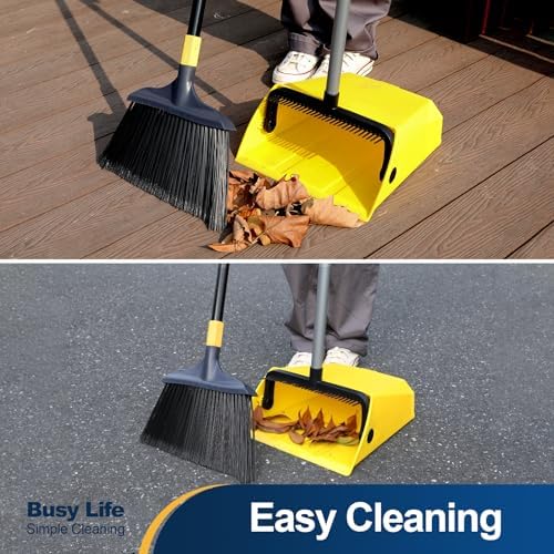 Yocada Commercial Dustpan with Comb for Efficient Cleaning