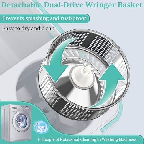 Aifacay Spin Mop and Bucket with Wringer