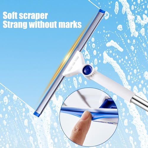 Lovskoo 3 in 1 Window Squeegee Kit 40in