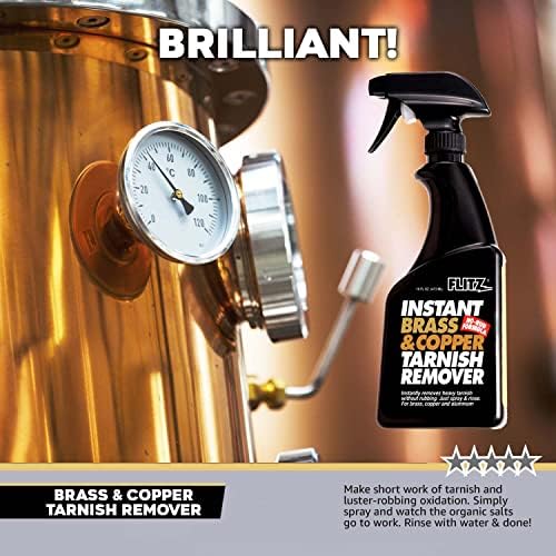 Flitz Instant Brass and Copper Tarnish Remover 16oz 1