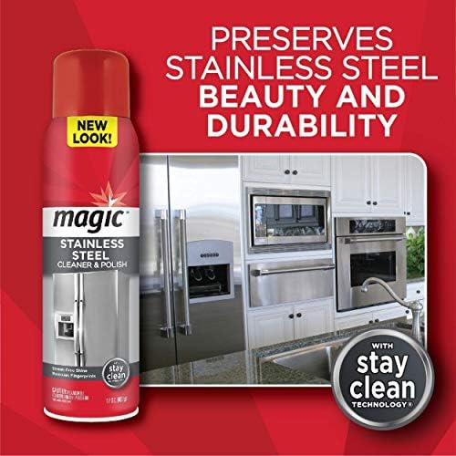 Magic Stainless Steel Cleaner Aerosol - 2 Pack