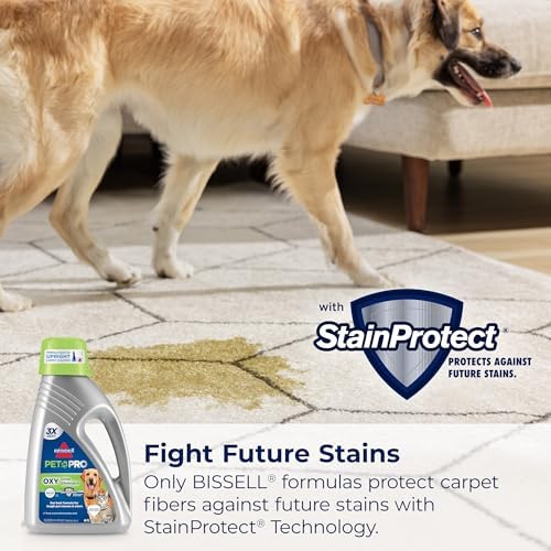 Bissell Professional Pet Carpet Cleaner Shampoo 48 Ounce Silver