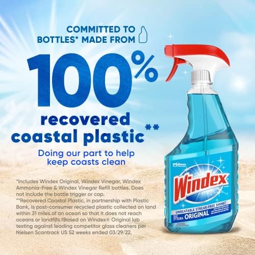 Windex Glass Cleaner 23 fl oz Original Blue