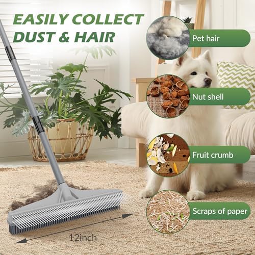 Walensee Carpet Rake for Pet Hair Removal 61