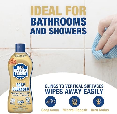 Bar Keepers Friend Soft Cleanser and MORE Spray Foam Cleaner Bundle 1