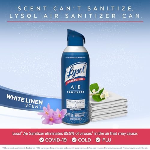 Lysol Disinfectant Spray and Air Sanitizer Bundle