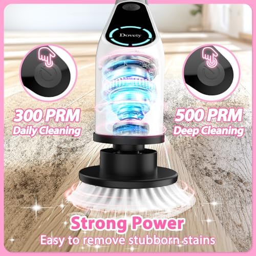 Dovety Electric Spin Scrubber with 8 Brush Heads and 2 Speed Settings
