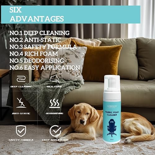 Woodson Fabric Care Kit - Cleaner Microfiber Towels for Sofas Mattresses Upholstery