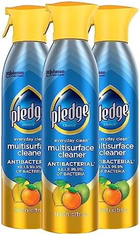 Pledge Antibacterial Multi-Surface Cleaner with Citrus Scent