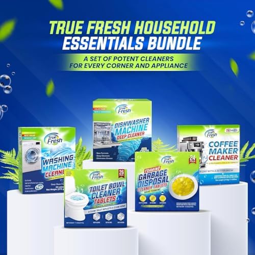 True Fresh Dishwasher Cleaner Deodorizer Tablets 18-Pack