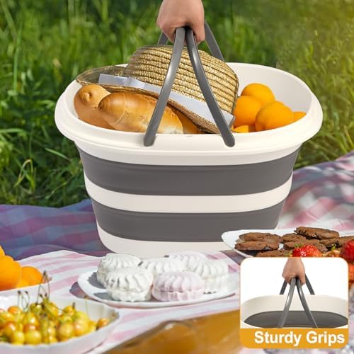 COKIHOM Collapsible Mop Bucket with Handle
