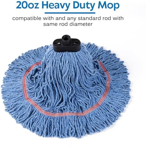 Matthew Heavy Duty Industrial Mops with Screw-on Handle