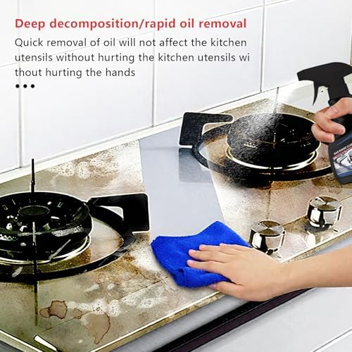 120ML Gas Stove Cleaner Degreaser for Kitchen Oil Stains