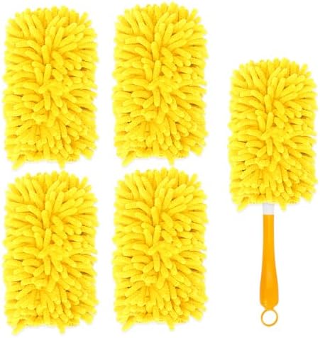 KEEPOW 4-Pack Reusable Duster Refills for Swiffer