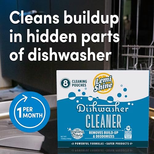 Lemi Shine Natural Dishwasher Cleaner 8 Count 1