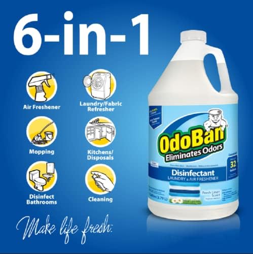 OdoBan Disinfectant 1 Gallon Fresh Linen Scent