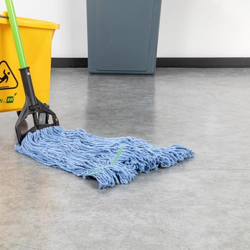 Restaurantware Mop Head Refill - 24 Ounce Cotton Blend Machine Washable 1