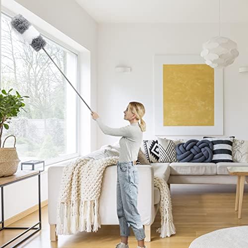 DEEHYO 9PCS Extendable Microfiber Duster Kit