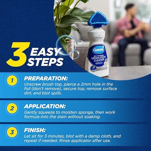 Carbona Upholstery Cleaner with Brush and Foam 135 Fl Oz