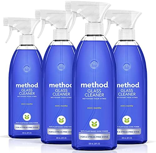 Method Glass Cleaner Mint 28 Ounce 4 Pack