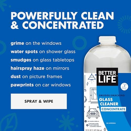 Better Life Glass Cleaner Concentrate - 32oz Unscented
