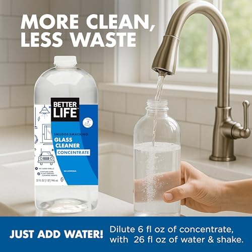 Better Life Glass Cleaner Concentrate - 32oz Unscented