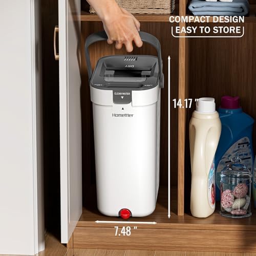 HoMettler 3-Tank Mop and Bucket Set with Microfiber Pads