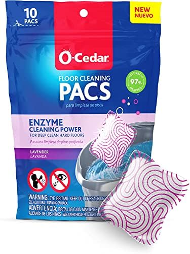 O-Cedar EasyWring RinseClean Spin Mop Bucket with Lavender Refill