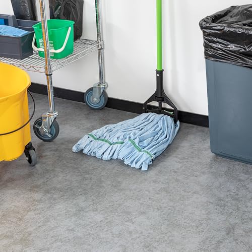 Restaurantware Mop Head Refill - 24 Ounce Microfiber Blue 1
