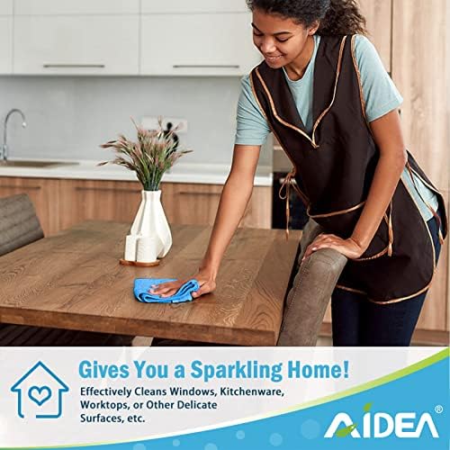 AIDEA Microfiber Cleaning Cloths 100PK Soft Durable for All Surfaces