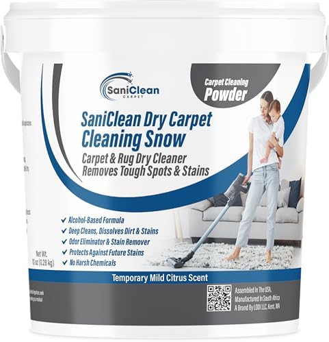 SaniClean Dry Carpet Rug Cleaning Powder