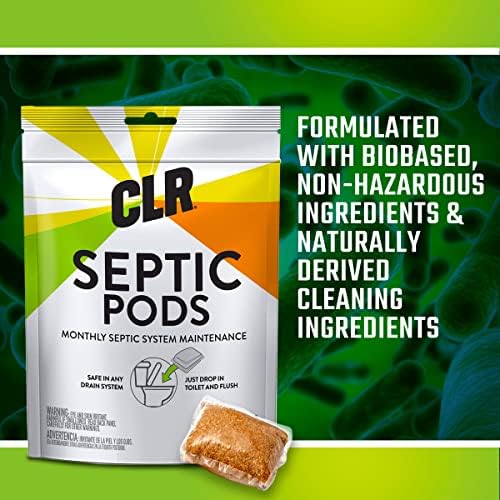 CLR Septic System Treatment Pods - 6 Month Supply 1
