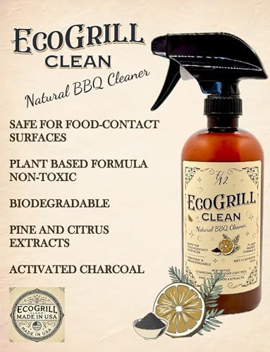EcoGrill Clean - All-Natural Heavy Duty BBQ Smoker Cleaner
