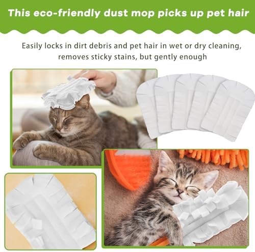 Zubebe 6 Pcs Reusable Fleece Duster Refills 1
