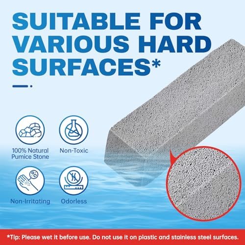 Vacplus Toilet Brush with Pumice Stone 2 Pack