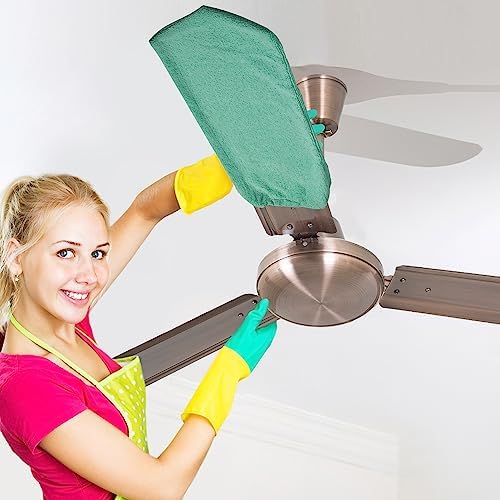 Hosrnovo Fan Duster for Ceiling Fans Washable Microfiber Cleaner