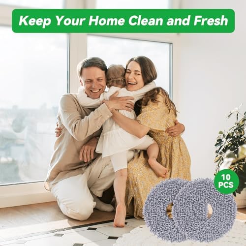 Sgizoku Microfiber Mop Pads for Roborock Q Revo MaxV - 12Pcs Set