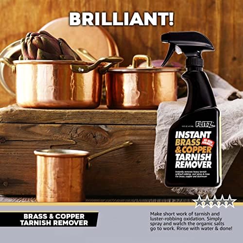 Flitz Instant Brass and Copper Tarnish Remover 16oz 1