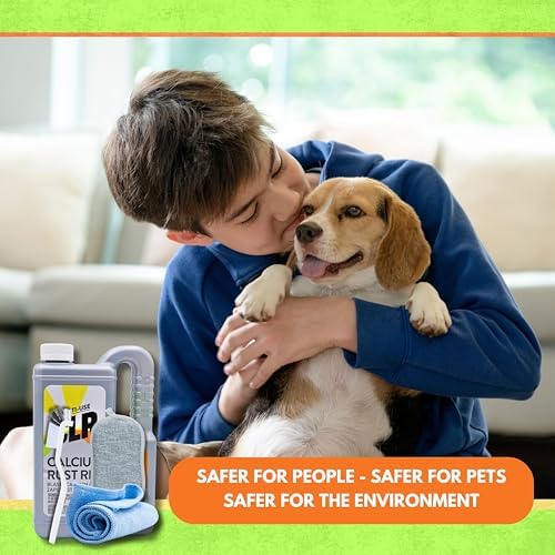 CLR Calcium Lime Rust Remover Kit with Microfiber Tools