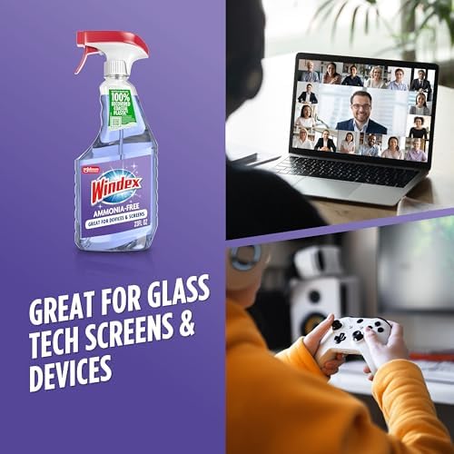Windex Ammonia Free Glass Cleaner 23 Fl Oz Spray Bottle