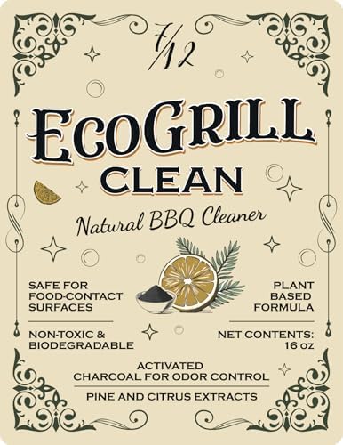 EcoGrill Clean - All-Natural Heavy Duty BBQ Smoker Cleaner