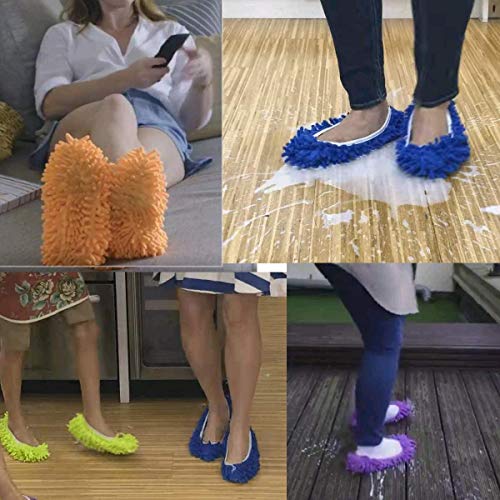 SUSIFT 10PCS Multi Function Dust Duster Slippers